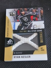2017-18 SP GAME USED RYAN KESLER ASNC-RK #ed 15/35 JERSEY ALL STAR NET CORD