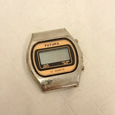Reloj pulsera digital de cuarzo Futura vintage para hombre piezas/reparación  Foto 1 de 4