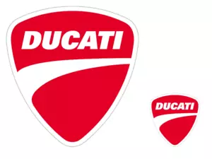 DUCATI Company pegatinas Sticker Decal juego de 2 ¡NUEVO!! - Imagen 1 de 1