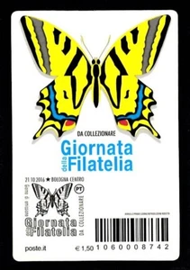 Italia 2016 - Giornata della Filatelia , Farfalla - tessera filatelica - Foto 1 di 2