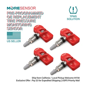 4-Pack 315MHz TPMS Tire Sensor | Edge Expedition Explorer Taurus Fusion Mustang - Picture 1 of 6