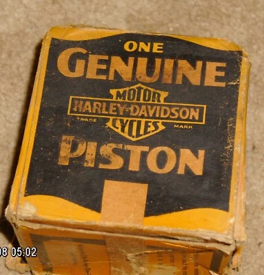 Pistón Harley Davidson vintage nuevo en caja original Foto 1 de 4