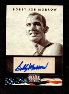 Autógrafo del campeón olímpico Bobby Joe Morrow 2012 Heroes and Legends 394/399 RIP Foto 1 de 2