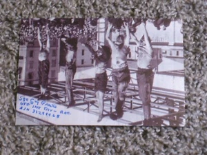 Foto 4x6 firmada por GUY PRESTIA Mustolini colgante cuadrado italiano autógrafo - Imagen 1 de 1