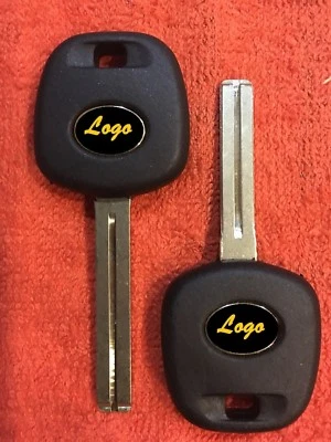 (BLADE CUT by PHOTO) NON-REMOTE KEY KEYS for LEXUS w/4D CHIP , LOGO & DIY Instr - Image 1 of 2