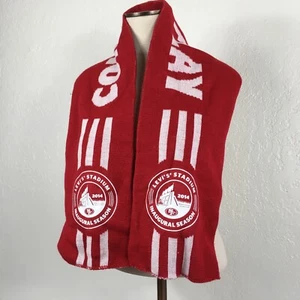 Levi's Stadium Scarf 2014 Inaugural Season Red Come To Play San Francisco 49ers - Picture 1 of 16
