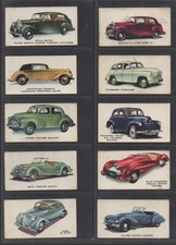 25 KELLOGG'S CARDS:   MOTOR CARS   (COLOURED)   1949