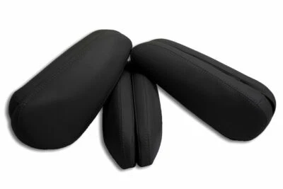 Cubierta de reposabrazos de 6 asientos de cuero sintético negra para Toyota Sienna 2011-2017 Foto 1 de 4