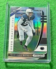 YETUR GROSS-MATOS SILVER PRIZM ROOKIE CARD JERSEY #99 PANTHERS 2020 Prizm DP RC