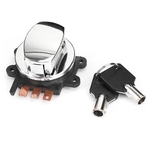 CHROME 3 position Ignition Switch w/Keys For Softail FXDWG Road King 71313-96A A - Picture 1 of 12