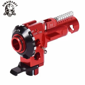Tactical PRO CNC Aluminum Red Hop-Up Chamber Airsoft AEG M serie Ver.2 Gearbox - Picture 1 of 8