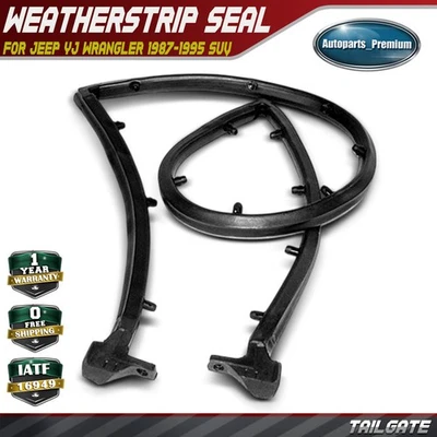 Sello de resistencia para puerta trasera para Jeep YJ Wrangler 1987-1995 deportivo utilitario 2 puertas Foto 1 de 4