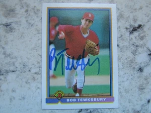 Cardinals Bob Tewksbury Signed Autographed 1991 Bowman Mint - Picture 1 of 1