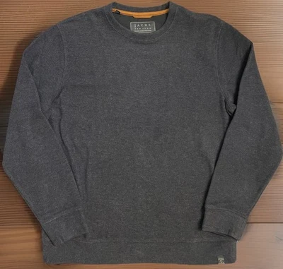 Jachs New York Men's Crew Neck Sweater Sweatshirt Wool Blend Outdoors Black Lg - Image 1 of 4