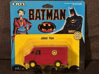 NEW 1989 ERTL Vintage DC Comics Batman Movie Joker Van 1/48 Scale Die Cast - Image 1 of 4