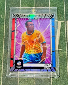 2024 Panini Prizm Conmebol Copa América Pelé #18 Manga Prizm Estuche RARO Hit SSP - Imagen 1 de 2