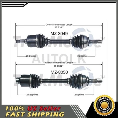 Eje TrakMotive CV compatible con 1983 1984 1985 1986 1987 Mazda 626 Foto 1 de 3