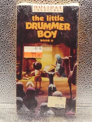 The Little Drummer Boy Book II Stop Motion 1990 VHS New Factory Sealed Videotape - Image 1 of 4