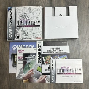 Final Fantasy V Advance (GBA) Caja Insertos Bandeja Manual Solo SIN JUEGO *Caja Dañada - Imagen 1 de 4