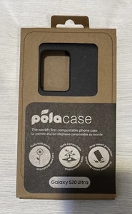Pela Brand Compostable Phone Case For Samsung Galaxy S20 Ultra, Black - Picture 1 of 1