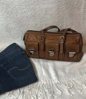 Roots Canada Leather Shoulder Bag - Image 1 of 4