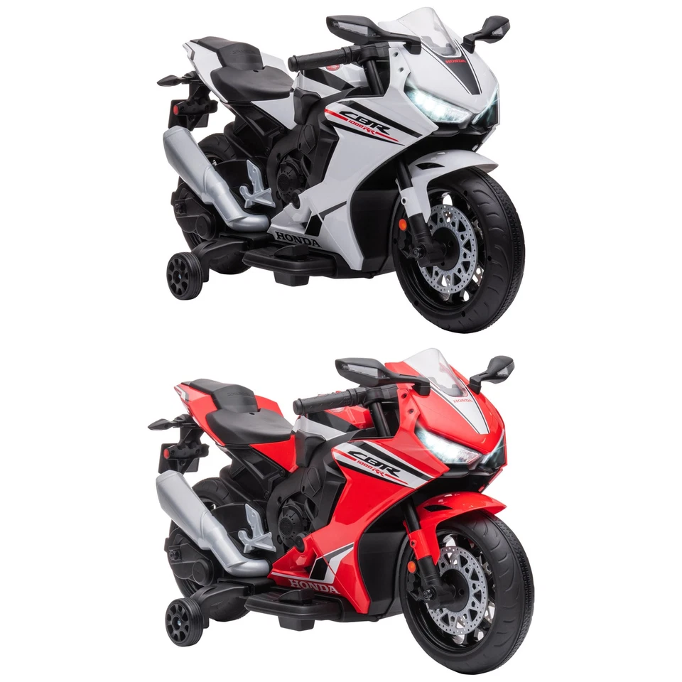 HOMCOM Moto per Bambini Elettrica Licenza HONDA Batteria 6V Velocità 3km/h - Immagine 1 di 1