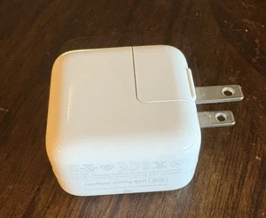 Apple 10W USB Power Adapter OEM Wall Charger A1357 for iPhone, iPad, and iPod - Picture 1 of 8