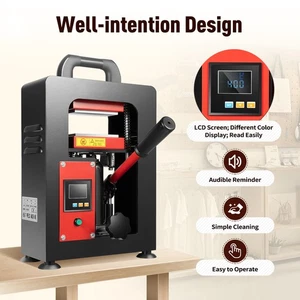 NEW 5 Ton Hydraulic Heat Press Machine 900W with Dual 4.7"x2.4" Heated Plates US - Picture 1 of 24
