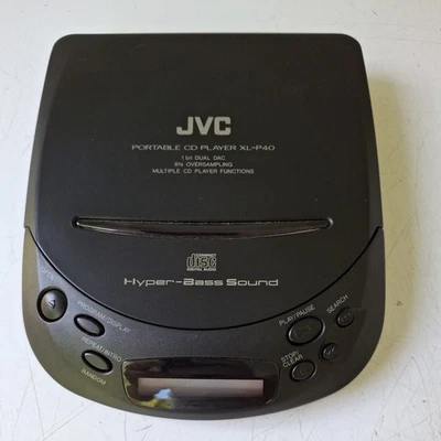 VTG JVC XL-P40 Portable CD Player Hyper Bass Sound Compact Disc Player - TESTED - Image 1 of 4