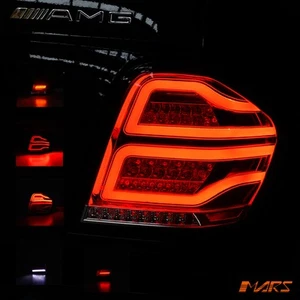 Clear Red 3D Stripe LED Indicator TailLights for Mercedes-Benz ML W164 2006-2008 - Picture 1 of 14