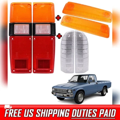 Juego de luces traseras marcador lateral lámpara de esquina lente para camioneta Toyota 1978-1983 RN30 Foto 1 de 4