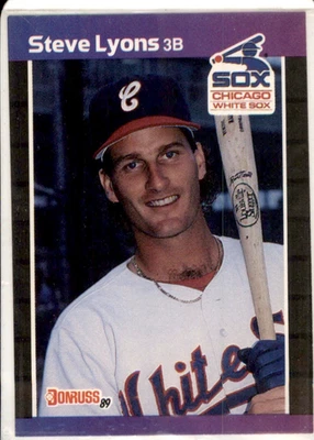 1989 Donruss - Steve Lyons #253  - Image 1 of 2