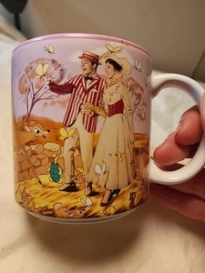 Vintage Disney Store Mary Poppins Collectible Coffee Mug Cup *See Note - Picture 1 of 11