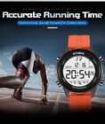 Waterproof Mens Sports Silicone Watch Electronic Meter Big Numbers Cool Watches