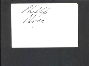Phillip Noyce - Tarjeta de índice de director con autógrafo firmado - Cerca a prueba de conejo - Imagen 1 de 2