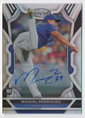 2022 PANINI CERTIFIED AUTO ROOKIE Manuel Rodriguez - Rookie Chicago Cubs #153 - Image 1 of 2