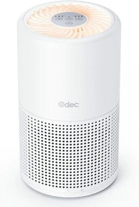 Air Purifiers for Home, Air Cleaner with 3 Stage Filtration 5 Timer Night Light - Picture 1 of 9