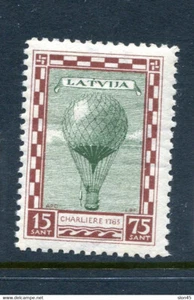Latvia 1932 Air Post Semi Postal Aviation Pioneers Perf MNH 13998 - Picture 1 of 2