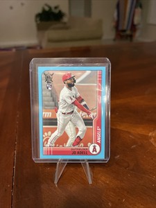 Jo Adell 2021 Topps Big League Baseball Electric Blue Parallel Auto RC