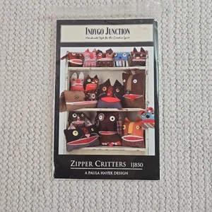 2009 Zipper Critters Indygo Junction Pattern By Paula Hayek - Picture 1 of 2