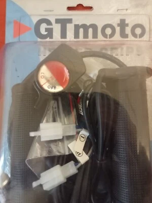 GT MOTO HEATED GRIPS FOR MOTORCYCLES. - Image 1 of 4