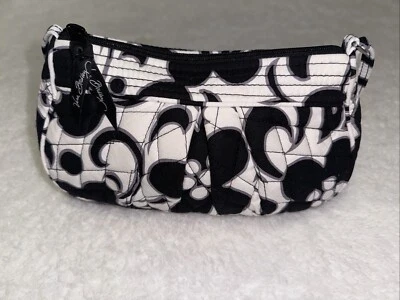 Cartera Bandolera Vera Bradley Frannie en Noche y Día - Blanco y Negro Foto 1 de 4
