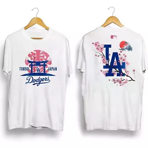 HOT SALE - MLB World Tour Tokyo Series 2025 Los Angeles Dodgers Baseball T-Shirt - Picture 1 of 5