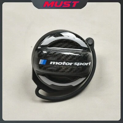 Carbon Fiber Car Fuel Tank Filler Cap Hat For VW Volkswagen GOLF GTI Beetle EOS - Image 1 of 4