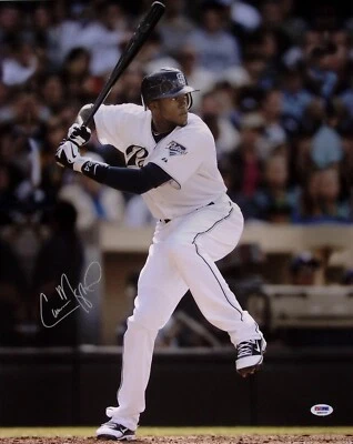 Cameron Maybin Signed Padres Baseball 16x20 Photo PSA/DNA COA Picture Autograph - Image 1 of 4