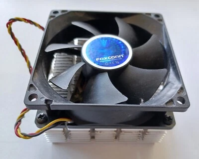 AMD Heatsink Fan Assembly(Foxconn Fan) for AMD Sockets 754 939 940 CPU Processor - Image 1 of 4
