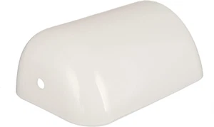 White Glass Bankers Lamp Shade Replacement Cover or Banker'S Desk Lamp Shade Rep - Picture 1 of 12