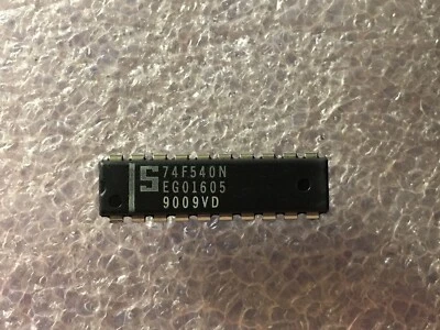 74F540N IC BUFFER/DRIVER SINGLE 8-BIT PLASTIC DIP 20-PIN (1 PER LOT) - Image 1 of 4