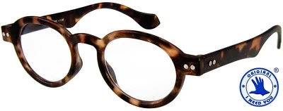 INY 1 leichte Lesebrille Doktor braun 1,0 1,5 2,0 2,5 3,0 3,5 Kunststoff Neu