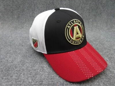 Atlanta United Hat Cap Adult One Size Strapback Red Black White MLS Soccer Mens - Image 1 of 4